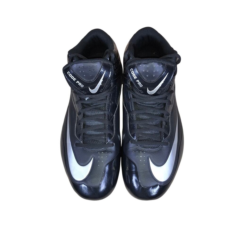 2015 Nike Football Cleats Men’s Size 13 Lunar Code Pro 3/4 D 'Oakland Raiders' - Picture 8 of 8